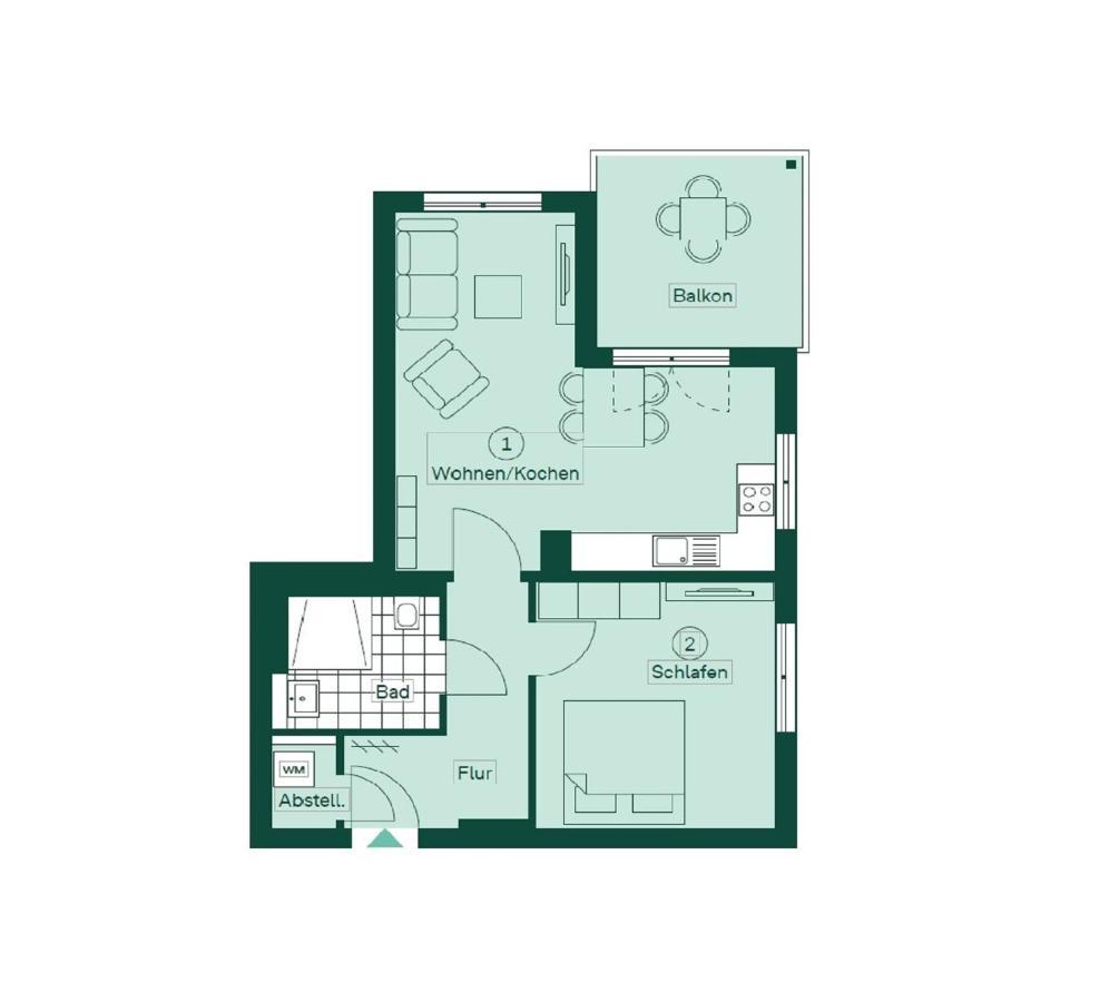 Appartement Haffresidenz 5-12 Zirchow Exterior foto
